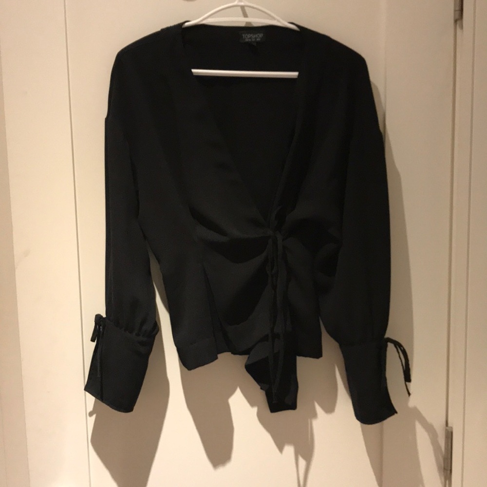 Black (S) Topshop Kimono blouse